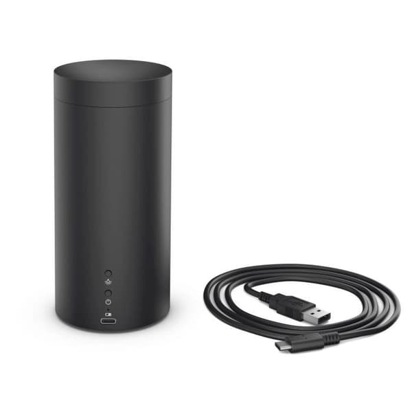 Misting eterisk olja diffuser: Lucy svart