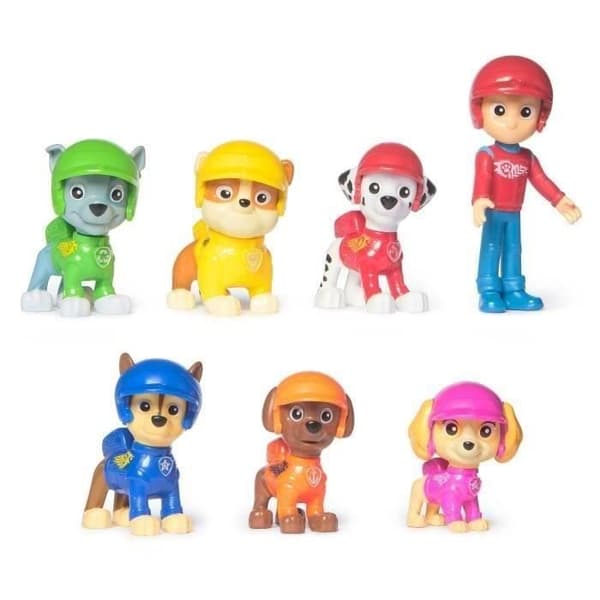 SPIN MASTER MULTIPAK MED 7 FIGURER REDNINGSHJULER La Pat' Patrouille
