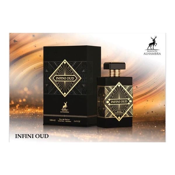 Eau de Parfum - Maison Alhambra - Infini Oud - 100 ml - Unisex - Sort