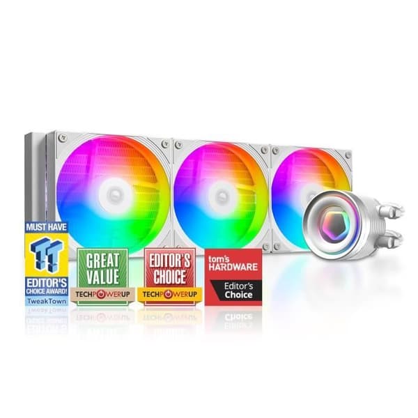 ID-COOLING FX360 INF WHITE Vattenkylare för processor 240 mm