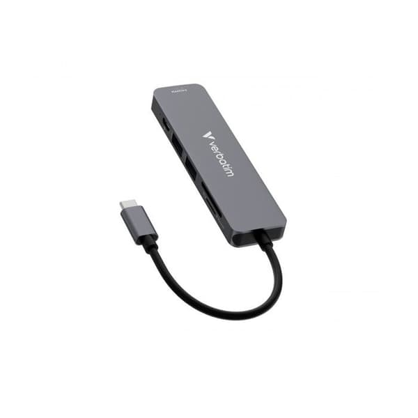 VERBATIM HUB USB-C 6PORT SD MICROSD