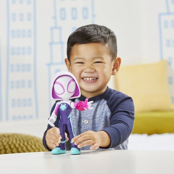 Actionfigur - Spidey - 9 tommer - Ledet - Inkluderet webtilbehør