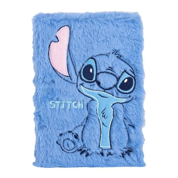 Disney Stitch Fur Notebook