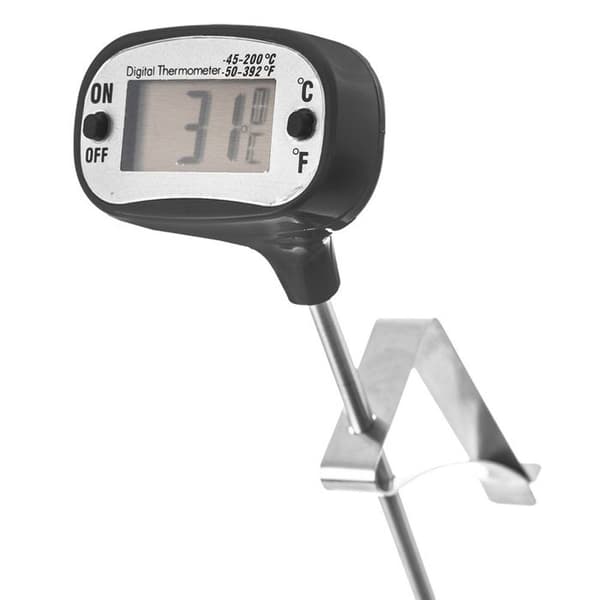 Trådlös kötttermometer - ORION - 17 cm - Digital visning - Sond i rostfritt stål