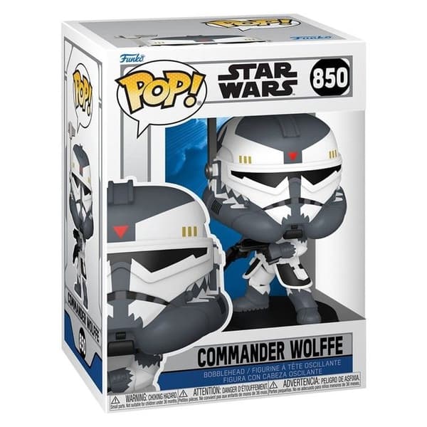 Figurine Funko Pop! | Star Wars: Clone Wars | Comm Wolffe