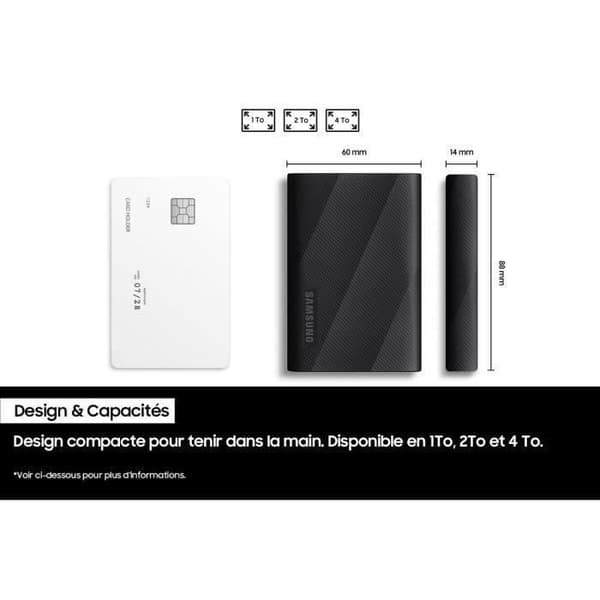 SAMSUNG Ekstern SSD T9 4 TB MU-PG4T0B/EU
