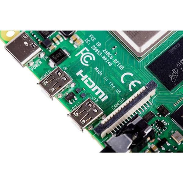 Computer til almen brug - Raspberry Pi - 4 Model B - 8GB - ARM Cortex A72 - Gigabit Ethernet