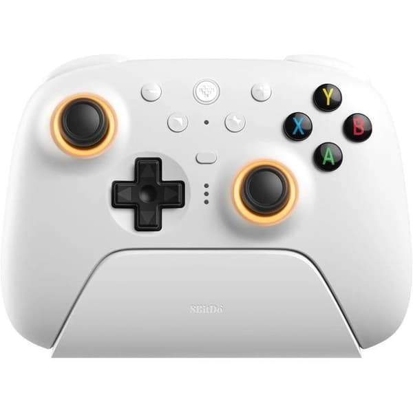 8BitDo Ultimate 2 Wireless 2.4G - PC Windows / Android - Hvid Edition