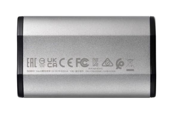 Ekstern harddisk - ADATA - SD810 - 500 Go - USB Typ-C - 2000 MB/s - Grå - Sølv