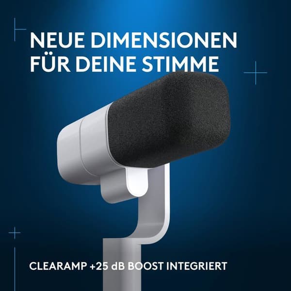 Mikrofon - LOGITECH - Yeti Studio - XLR dynamisk - ClearAmp - +25dB gain