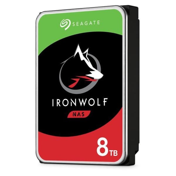 SEAGATE TECHNOLOGY - IronWolf - Intern harddisk - 8TB - Til IronWolf NAS