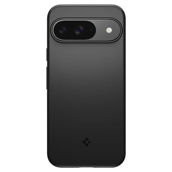 Telefoncover - Spigen - Thin Fit - Google Pixel 9/9 Pro - TPU/PC - Ultra-tynd - Sort