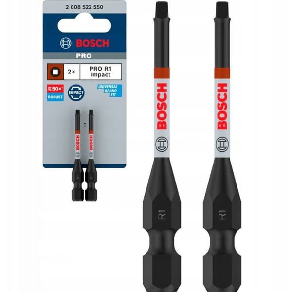 Skruvbits - BOSCH - PRO R1 - Stål - Såld styckvis - 1 bits
