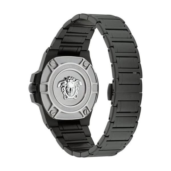 Ur - VERSACE - Greca Reaction VE3I00622 - Kvarts - Rustfrit stål - Sort