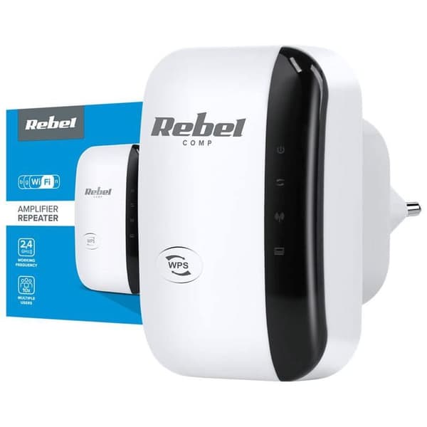 Trådløs Wifi-forstærker Repeater Rebel