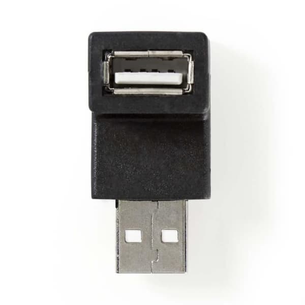 NEDIS CCGB60930BK USB-A Adapter - Sort - USB 2.0 - 480 Mbps