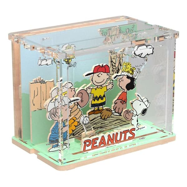 Pantasy - Snoopy Puremind - Byggespil Mini Scene Baseball Tid