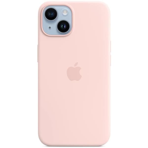 APPLE iPhone 14 silikonfodral Chalk Pink