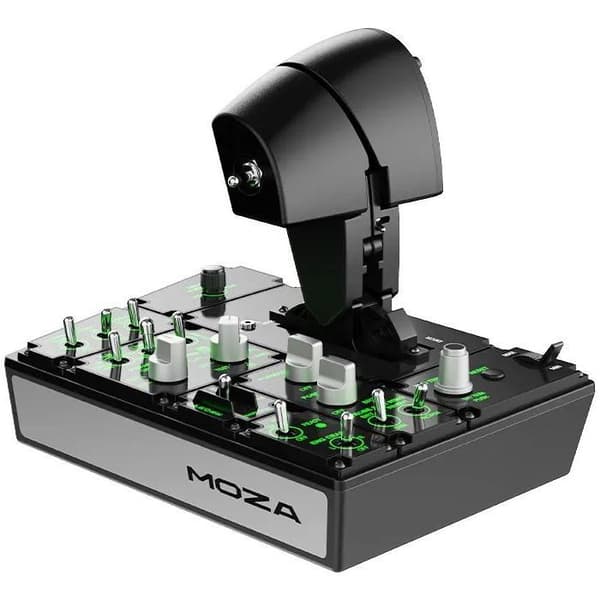 Gasregulator - MOZA RACING - MTP AS008 - Sort - Hall-effekt - Aluminium - PC