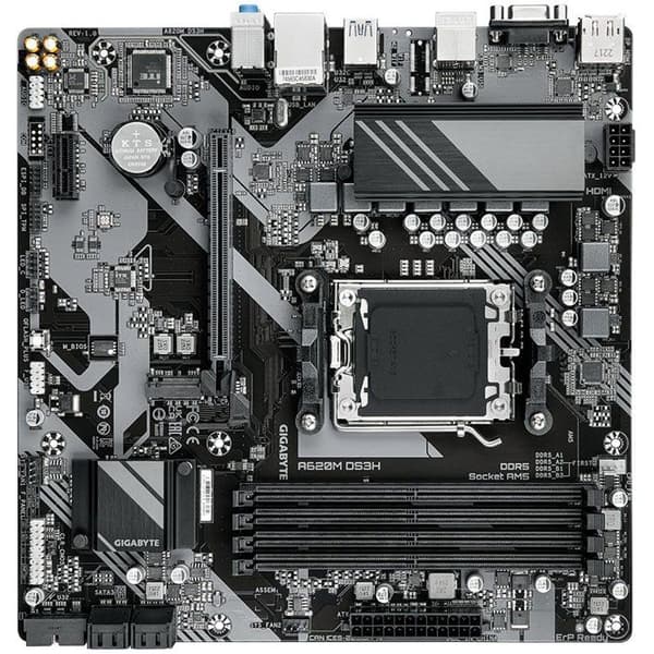 Moderkort - GIGABYTE - A620M DS3H - Format Micro-ATX - Chipset AMD A620 - DDR5 & PCIe 4.0