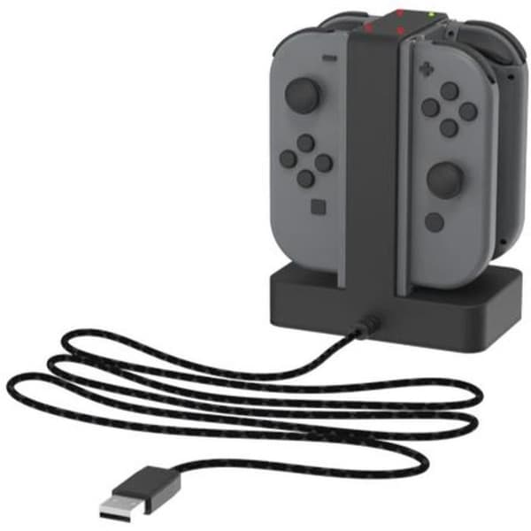 Dock til opladning for 4 Joy Con (Nintendo-licens) - Switch