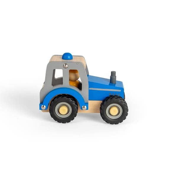 Bigjigs Leksaker Traktor Blå