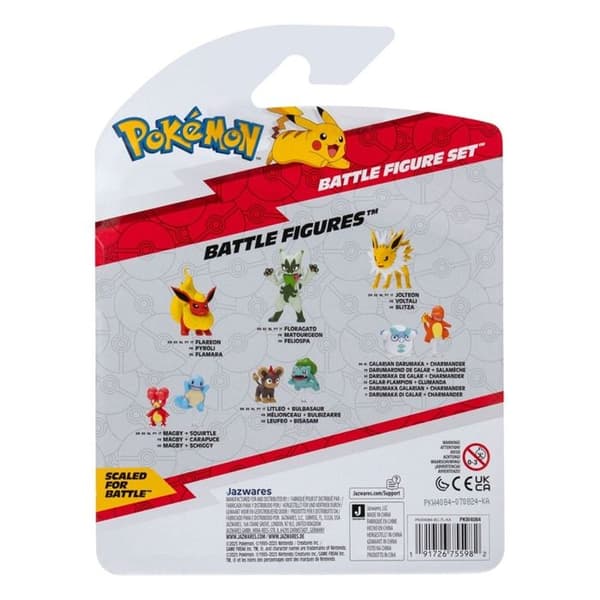 Pokémon Paket med 3 Kampfigurer