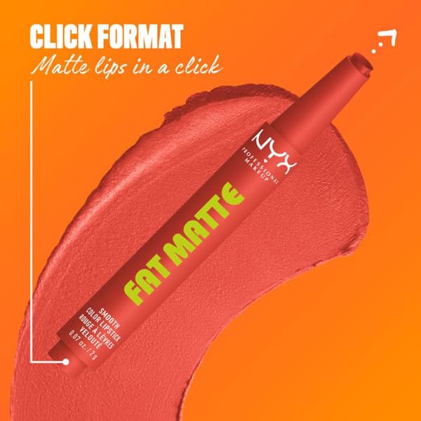 NYX Professional Makeup Fat Matte Læbestift Mat Cremet Coral Cuddlin'