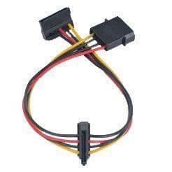 Akasa AK-CBPW01-30 - Molex-kabel til 2 harddiske