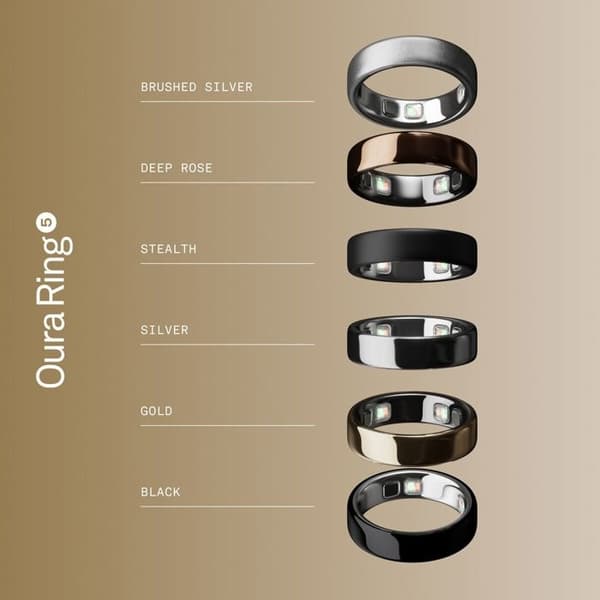 Oura Ring 5 - Guld - Størrelse 10
