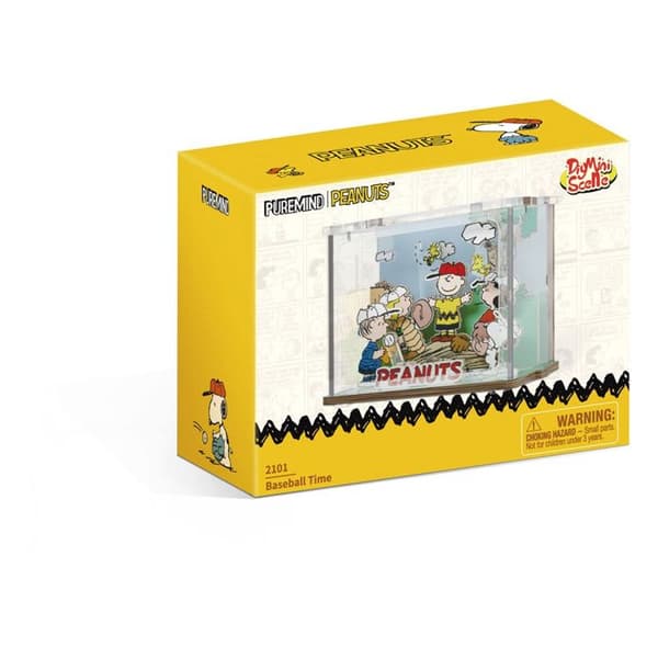 Pantasy - Snoopy Puremind - Byggespil Mini Scene Baseball Tid