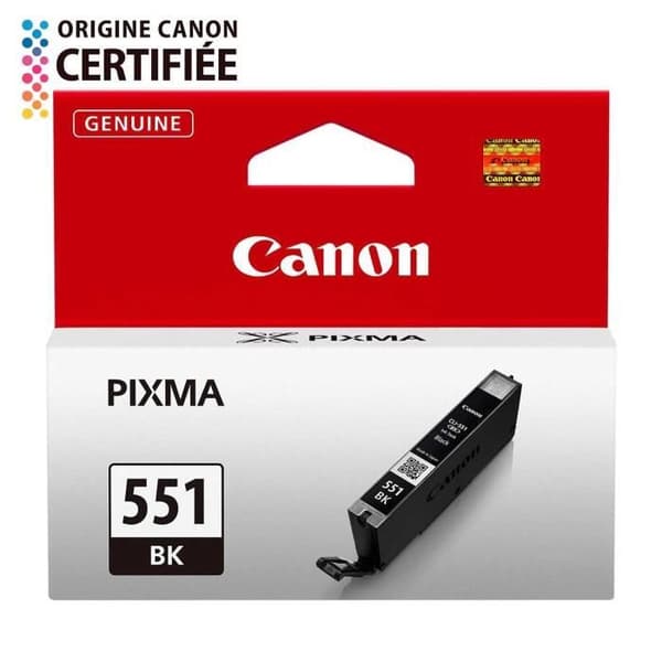 CANON CLI-551BK blækpatron - sort - standardkapacitet 1.800 sider