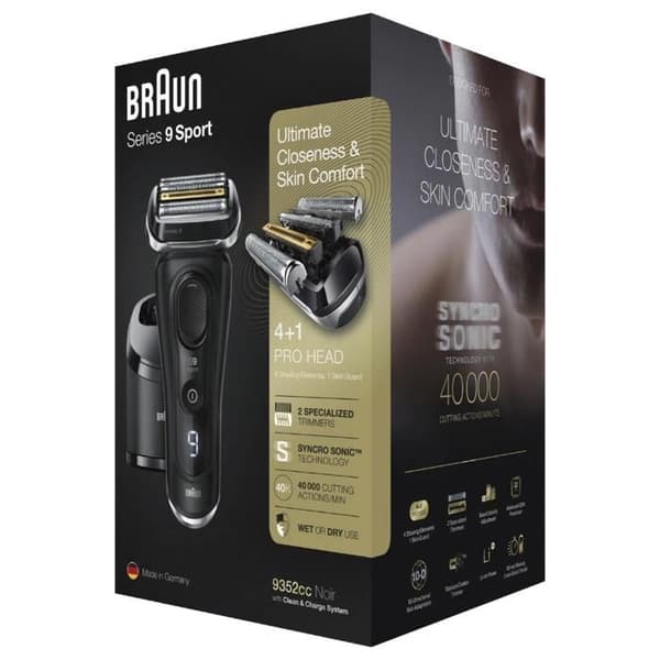 Braun 9352cc Series 9 Sport Rakningssystem
