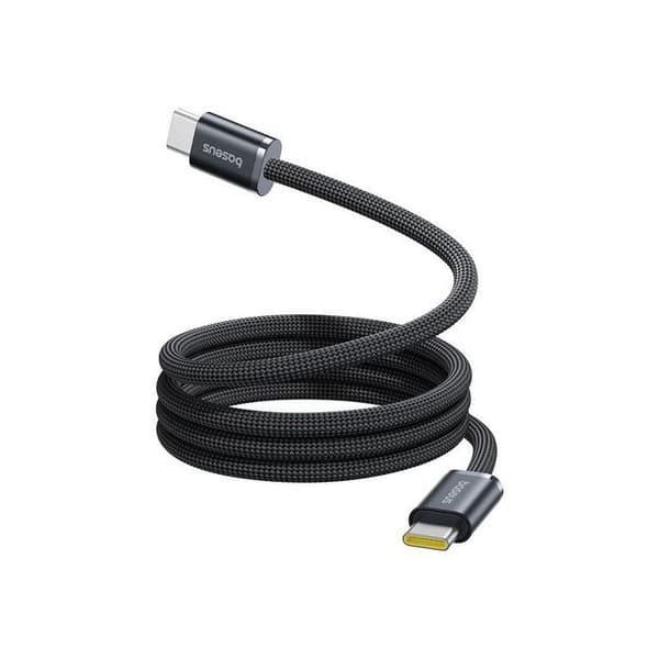 USB C-kabel - USB C 1m 100W magnetisk vindning Dynamic 4 Pro Black BASEUS