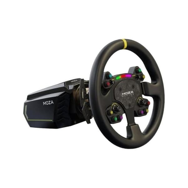 Spilrat - MOZA RS025 - Sort - Kompatibel med PC - 10 programmerbare knapper