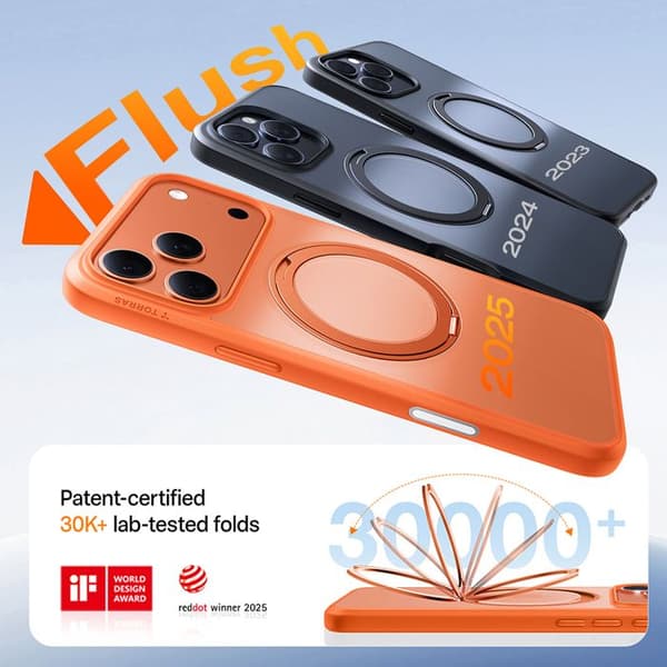 Coque Torras Ostand Pro MagSafe Serie til iPhone 17 Pro - Orange