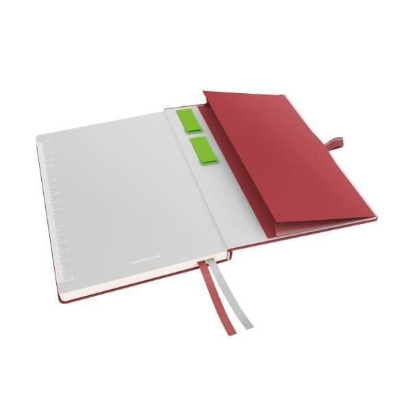 LEITZ Cahier COMPLETE A5 Linjeret Rød