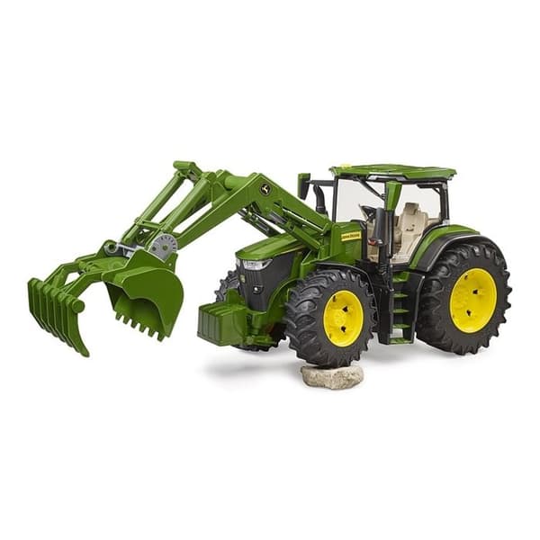 John Deere 7R med frontlastare