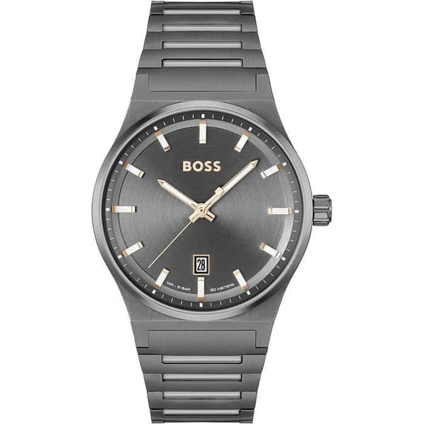 Klocka - Stål, Grå silikon - Hugo Boss - 1514078