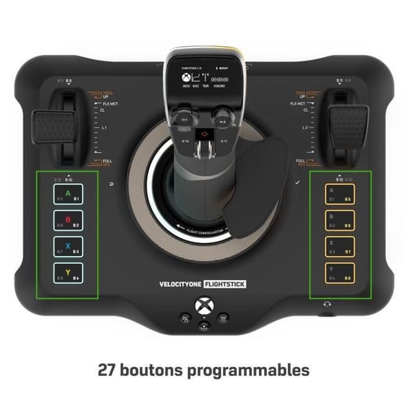 Spil joystick - TURTLE BEACH - VelocityOne™ - Flyvestik - Sort