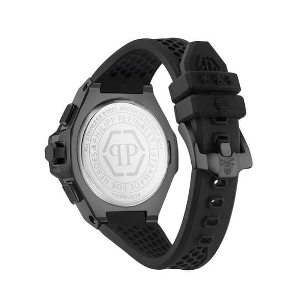 Herreur Philipp Plein - PWPRA0624 i Sort Silikone