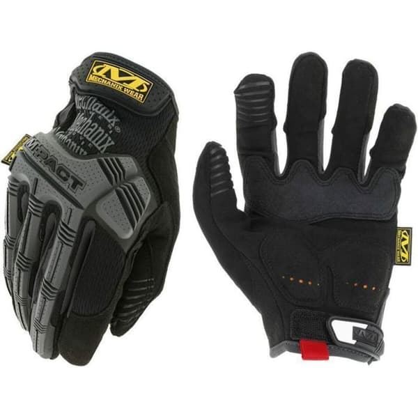 Handsker - MECHANIX WEAR - M-Pact - Sort/grå - Stødbeskyttelse - Behagelig pasform