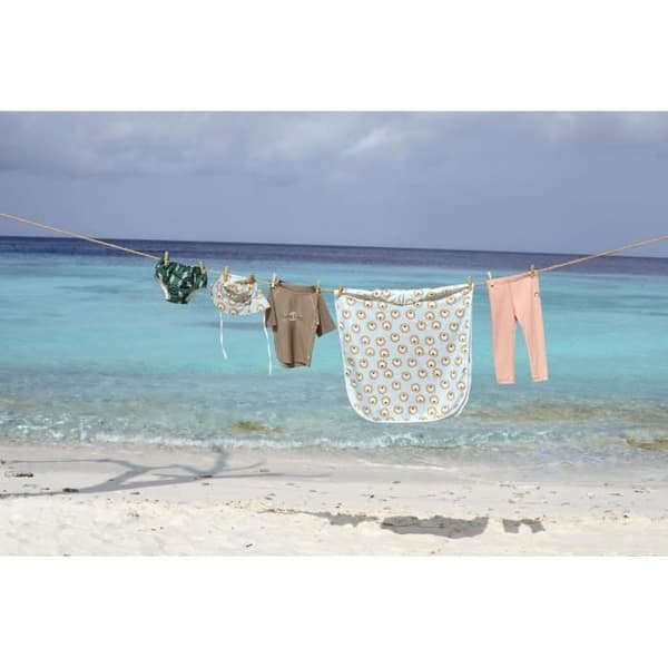 Lässig Splash & Fun Strandponcho Lion puderblå