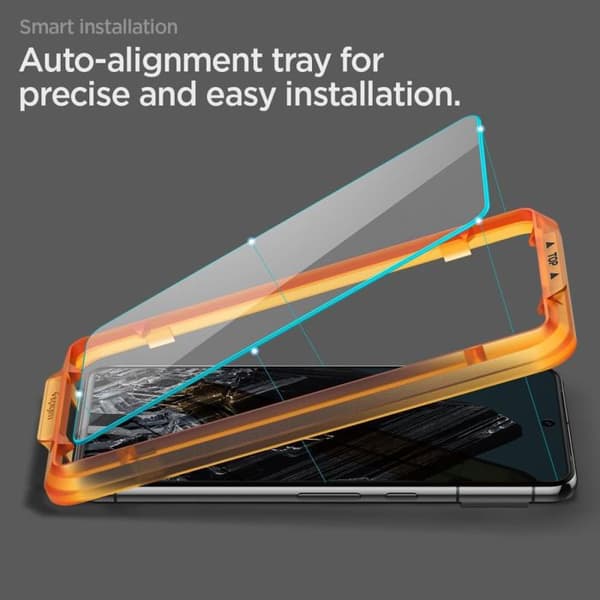 Härdat glas - Spigen - Align Master - Pack om 2 - Google Pixel 8 Pro - Transparent