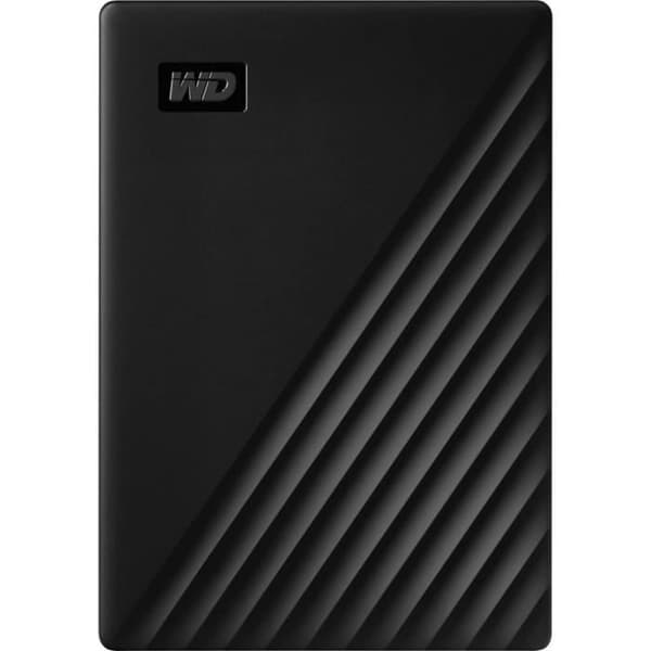 Wd My Passport 2TB bærbart drev ekstern harddisk (sort)