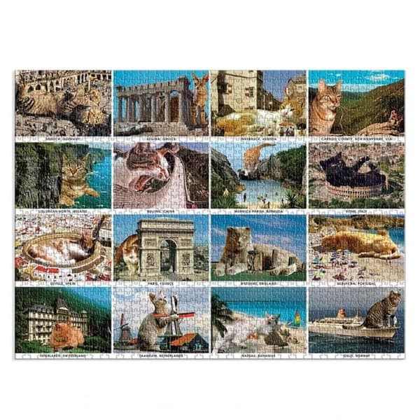 Puzzle med 1500 brikker: Katteferie