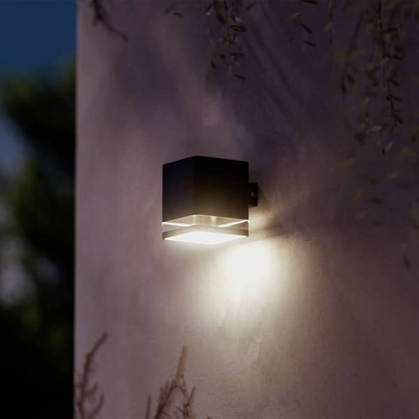 Utomhussolarlampa - PHILIPS LED - Virona - Rörlighetssensor - 1.8 W - Svart