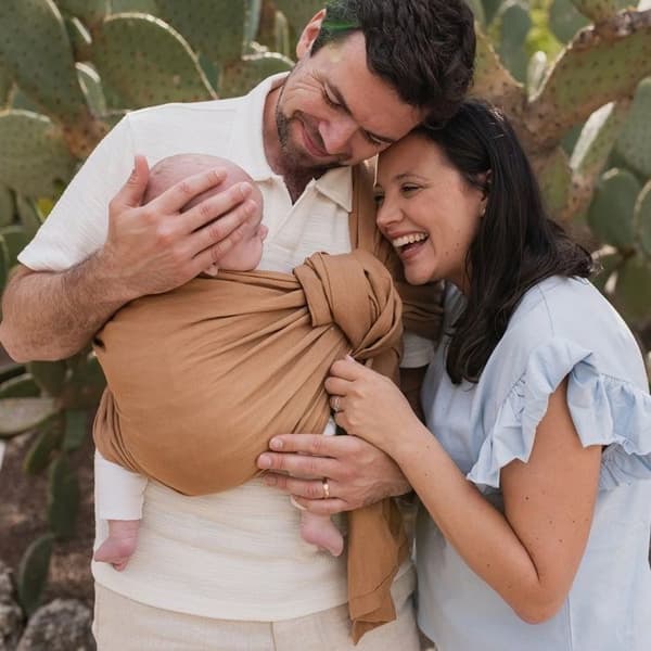 Bæresele BOBA Ring Sling i hør RYE - BOBA