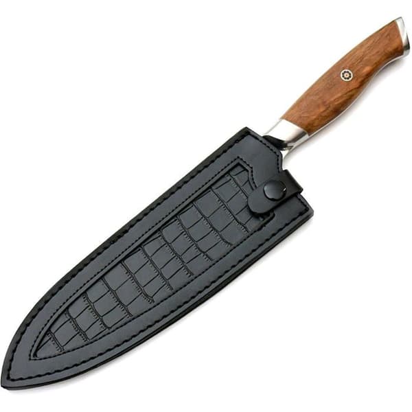 Macemaker Venedig SanMai Santoku med läderfodral