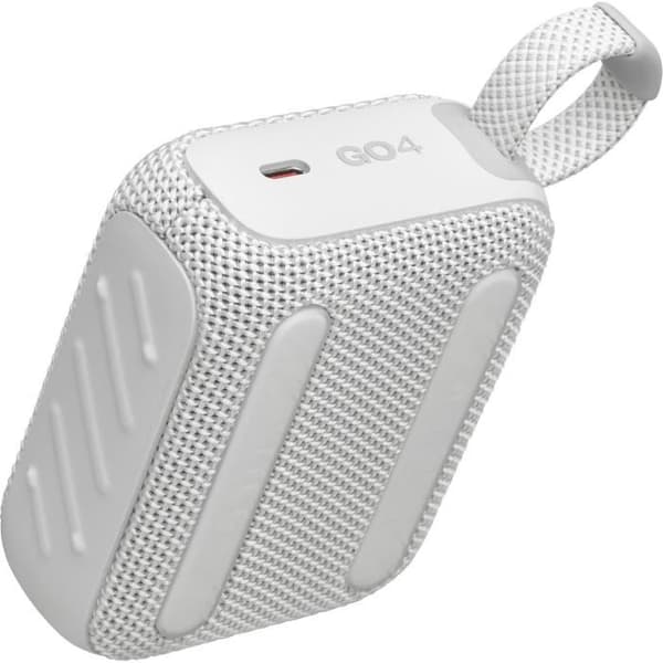 Ultra-portabel Bluetooth-högtalare - JBL GO 4 - Bluetooth 5.3 - Vit
